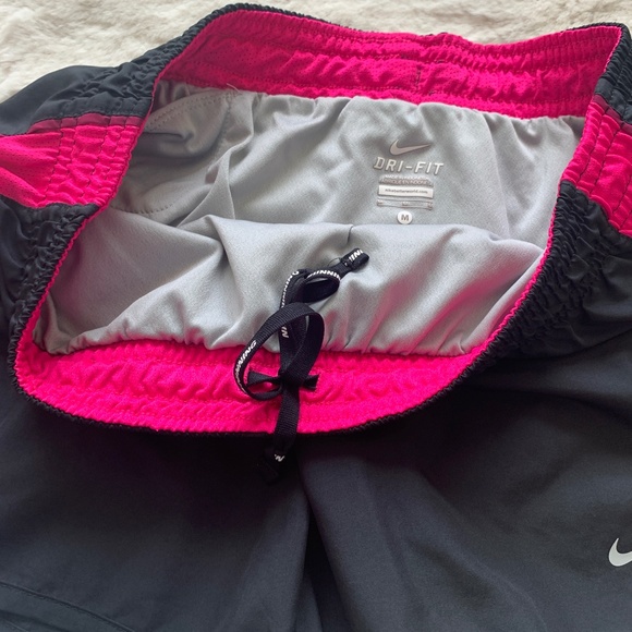 Nike Black & Pink Dri-Fit Running Shorts- Size M - Picture 7 of 12